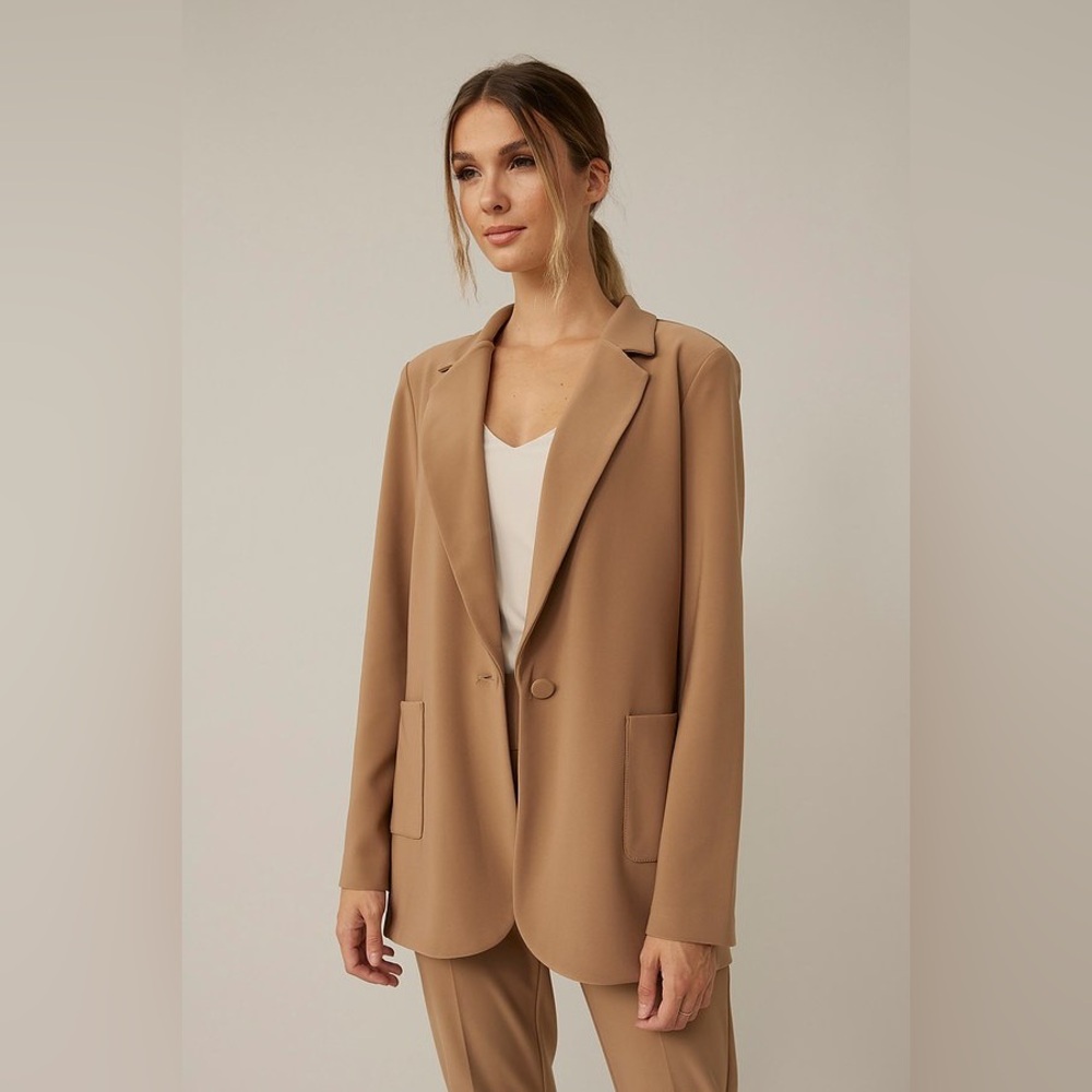 JOSEPH RIBKOFF SINGLE BUTTON BLAZER